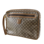 Celine Macadam Pattern Vintage Brown Second Bag — view 2