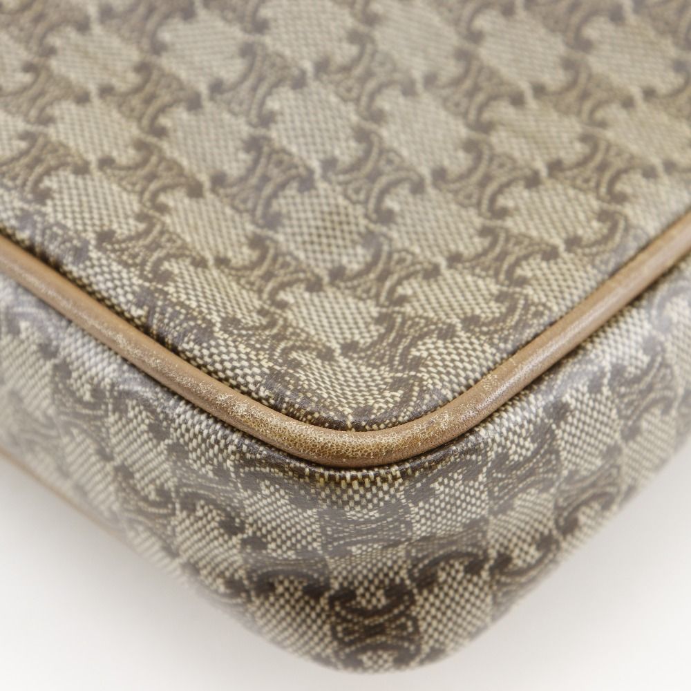 Celine Macadam Pattern Vintage Brown Second Bag — view 5