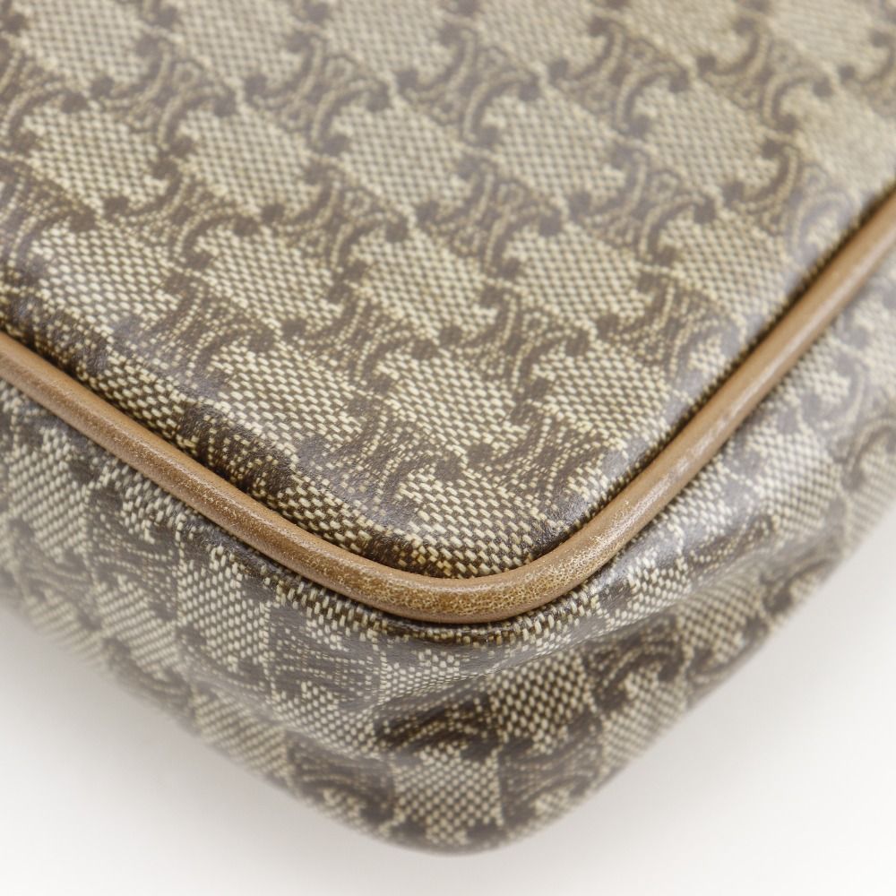 Celine Macadam Pattern Vintage Brown Second Bag — view 7