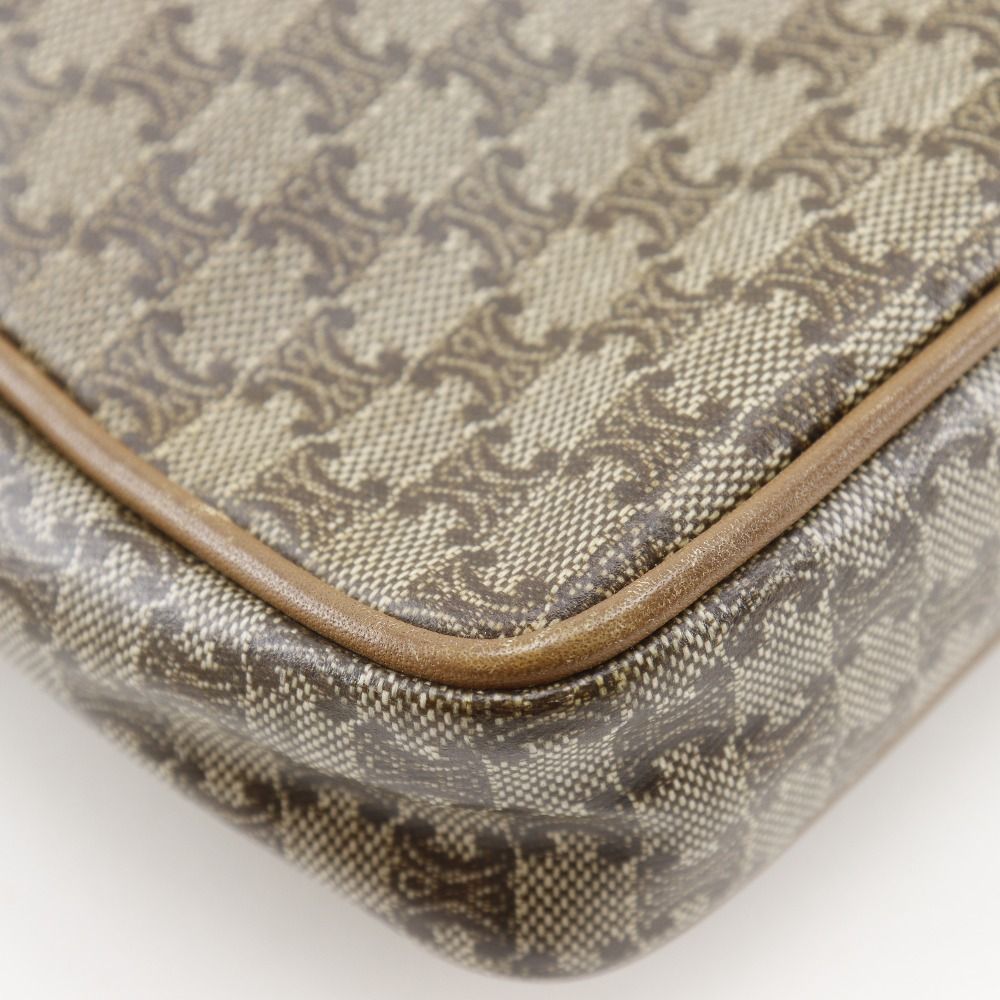 Celine Macadam Pattern Vintage Brown Second Bag — view 4