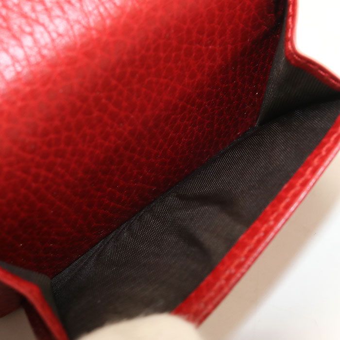 Gucci Compact Wallet GG Marmont Trifold with Coin Purse Leather — view 5