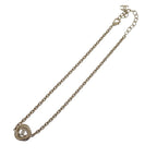 Chanel CC Logo Chain Choker Pendant Necklace Metal — view 5