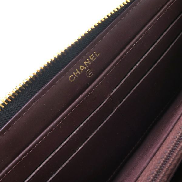 Chanel Caviar Quilted Round Zip Wallet — view 4