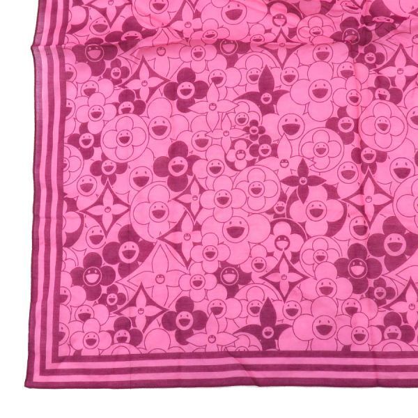 Louis Vuitton Bandana Scarf Cotton Pink — view 6