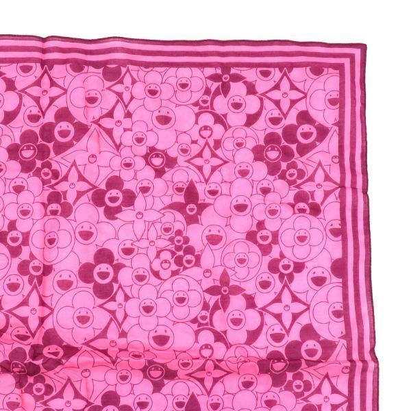 Louis Vuitton Bandana Scarf Cotton Pink — view 5