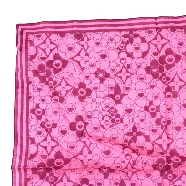 Louis Vuitton Bandana Scarf Cotton Pink — view 4