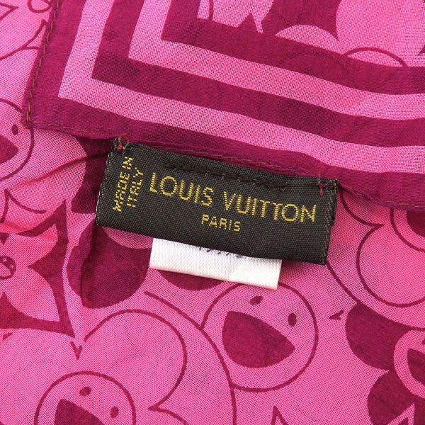 Louis Vuitton Bandana Scarf Cotton Pink — view 9