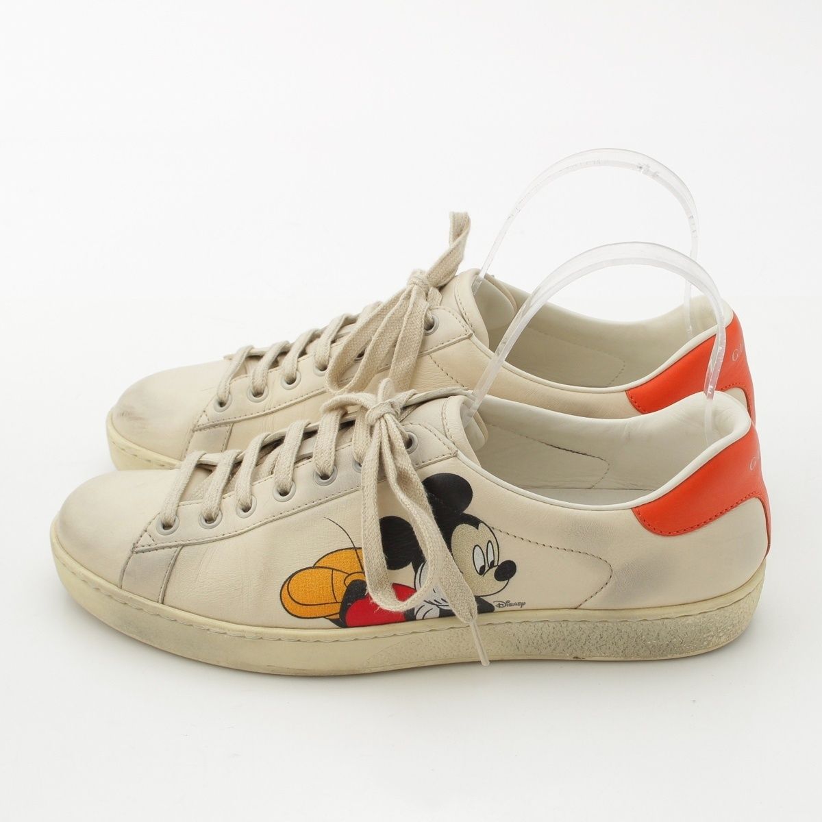 Gucci Disney a Low Cut Sneakers Shoes White 8 — view 3