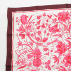 Gucci Silk GG Flora Scarf Pink — view 2