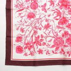 Gucci Silk GG Flora Scarf Pink — view 4