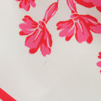 Gucci Silk GG Flora Scarf Pink — view 8