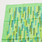 Hermes Silk Carre 90 the Rhythm of China Scarf Green — view 2