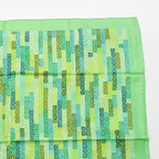 Hermes Silk Carre 90 the Rhythm of China Scarf Green — view 3