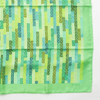 Hermes Silk Carre 90 the Rhythm of China Scarf Green — view 5
