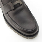 Hermes Gregoire Leather Loafers Black 39 — view 6
