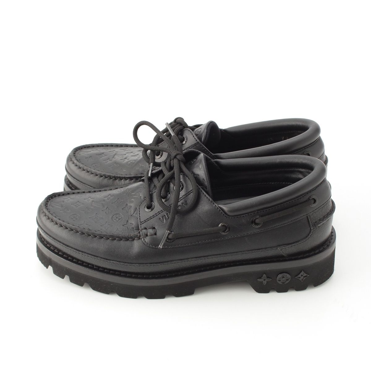 Louis Vuitton Ranger Loafer Leather Black — view 3
