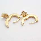 Fendi Forever Hoop Earrings Gold — view 3