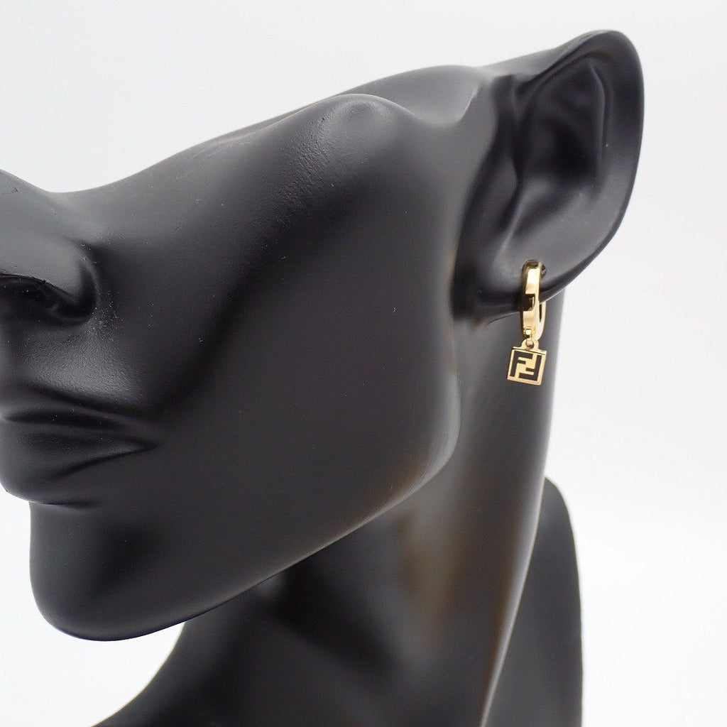 Fendi Forever Hoop Earrings Gold — view 6