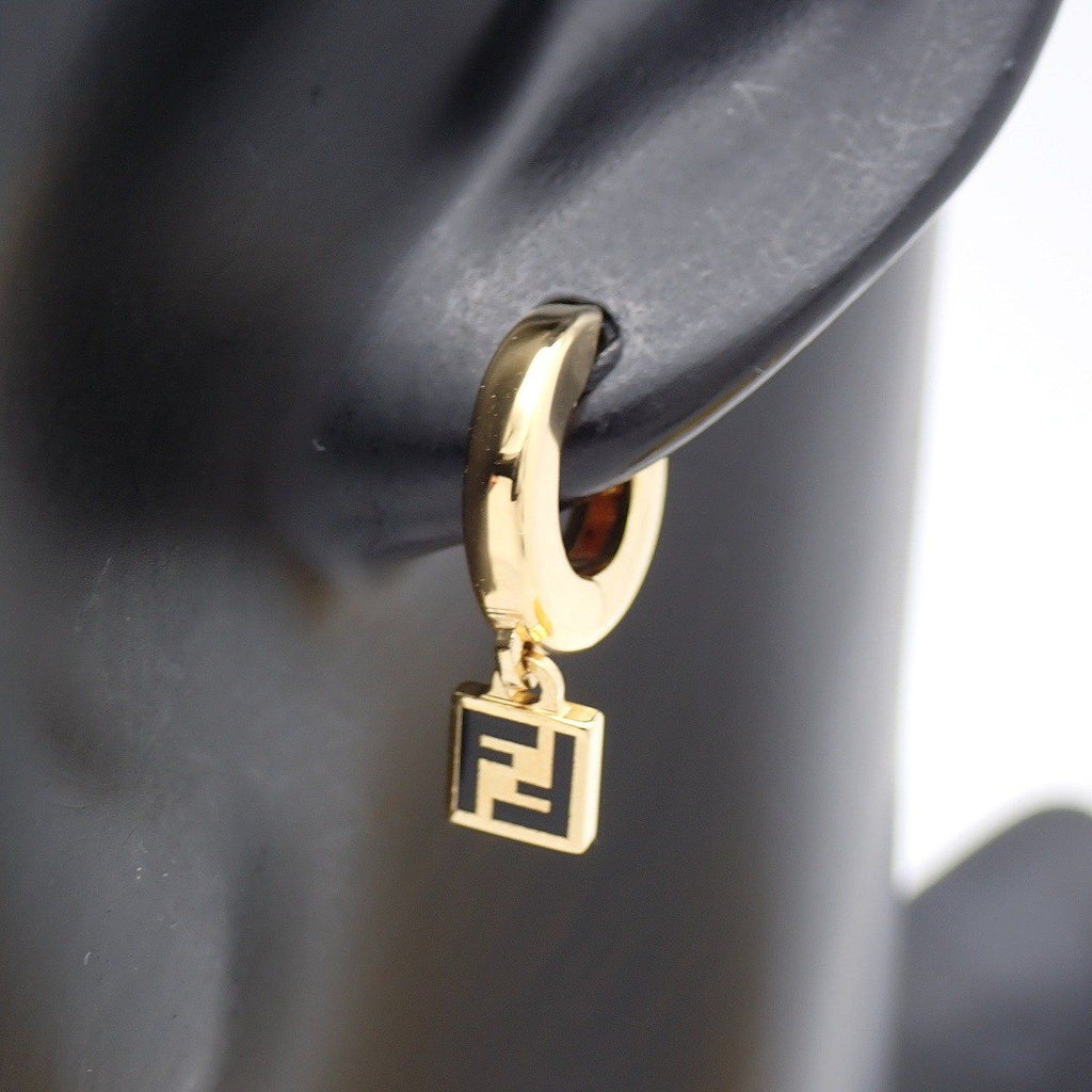 Fendi Forever Hoop Earrings Gold — view 5