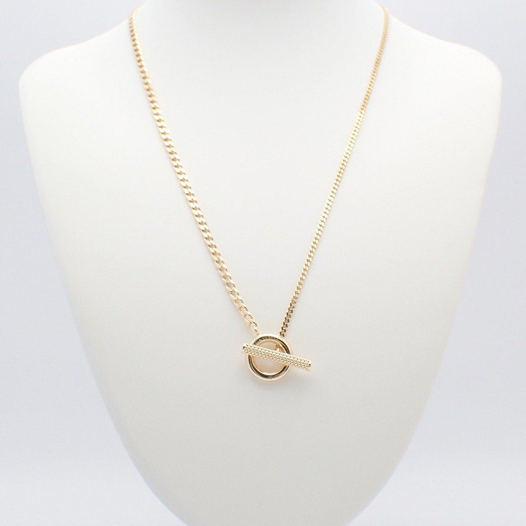 Bottega Veneta Toggle Necklace Gold — view 6