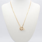 Bottega Veneta Toggle Necklace Gold — view 6
