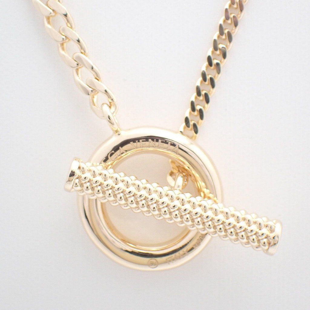 Bottega Veneta Toggle Necklace Gold — view 5