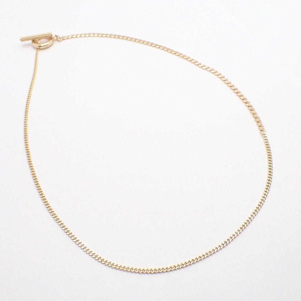 Bottega Veneta Toggle Necklace Gold — view 3