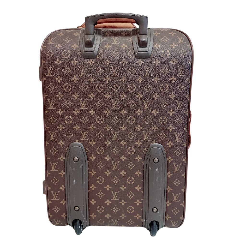 Louis Vuitton Pegase 60 Monogram Leather Travel Bag Brown — view 2