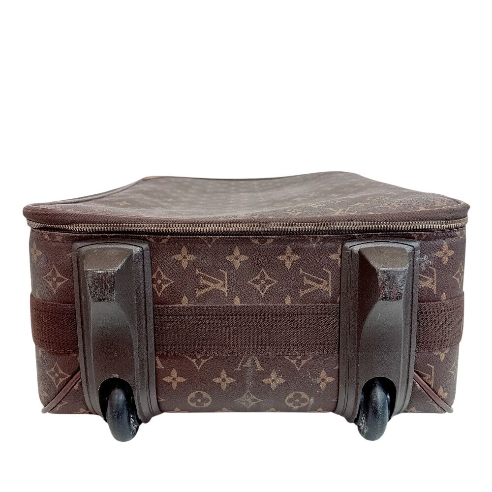 Louis Vuitton Pegase 60 Monogram Leather Travel Bag Brown — view 6