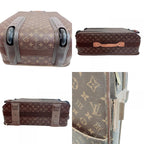Louis Vuitton Pegase 60 Monogram Leather Travel Bag Brown — view 7