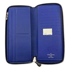 Louis Vuitton Zippy Wallet Vertical Taigarama Leather Blue — view 5