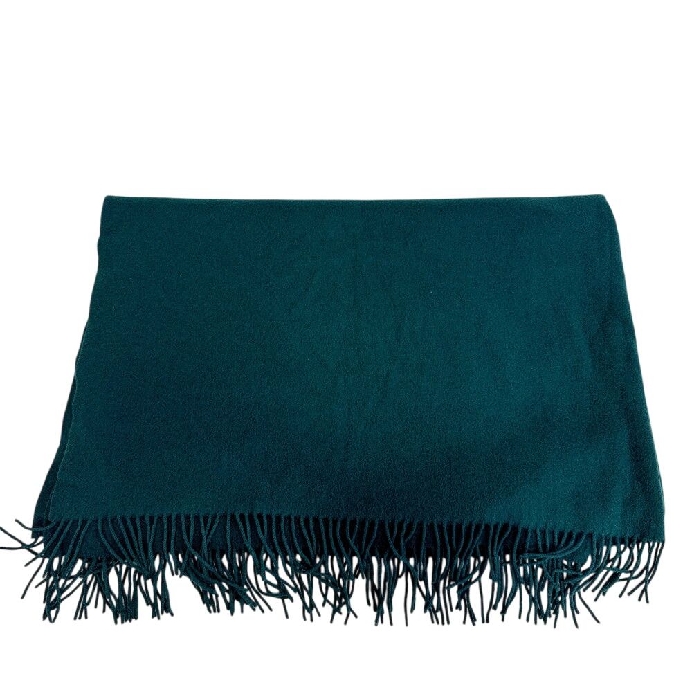 Hermes Cashmere Scarf Green — view 6