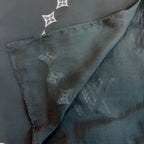 Louis Vuitton Etole Monte Carlo Cashmere Shawl Black — view 7