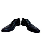 Gucci Business Shoes Interlocking Leather Black — view 3