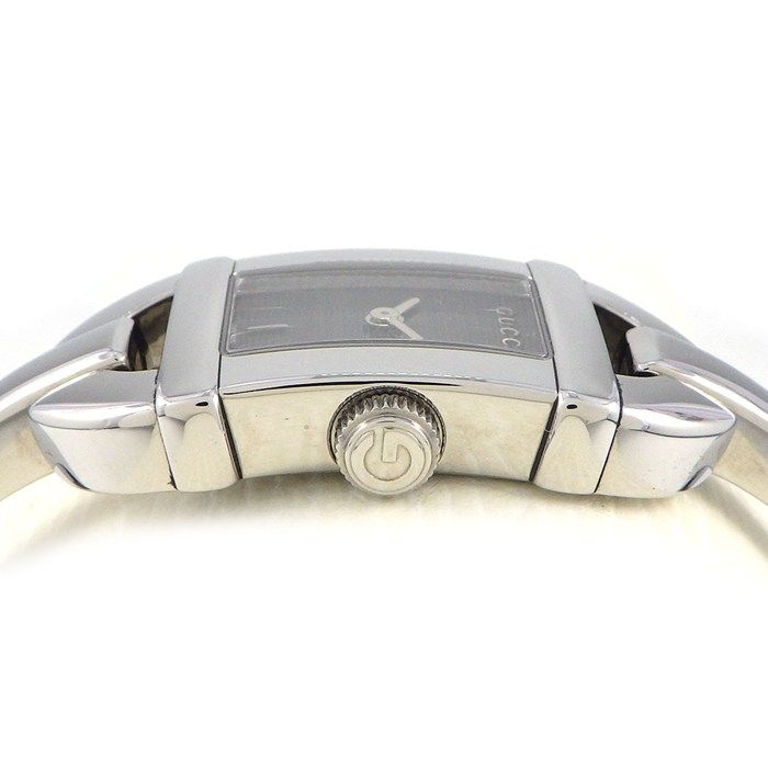 Gucci Watch Bangle Horsebit Gray Dial SS Quartz Analog Movement — view 2