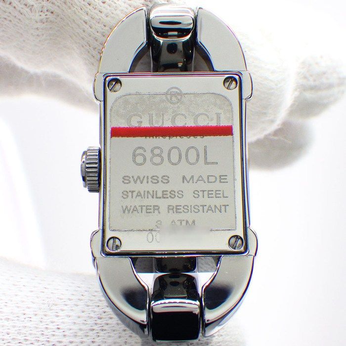 Gucci Watch Bangle Horsebit Gray Dial SS Quartz Analog Movement — view 4