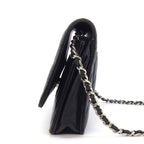 Chanel Shoulder Bag Quilted Classic Chain Wallet Black Gold Grained — view 3