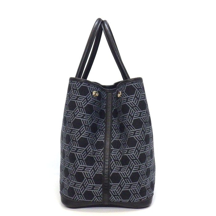 Hermes Tote Garden Party PM Navy Towarso Ash Buffalo Skipper — view 3