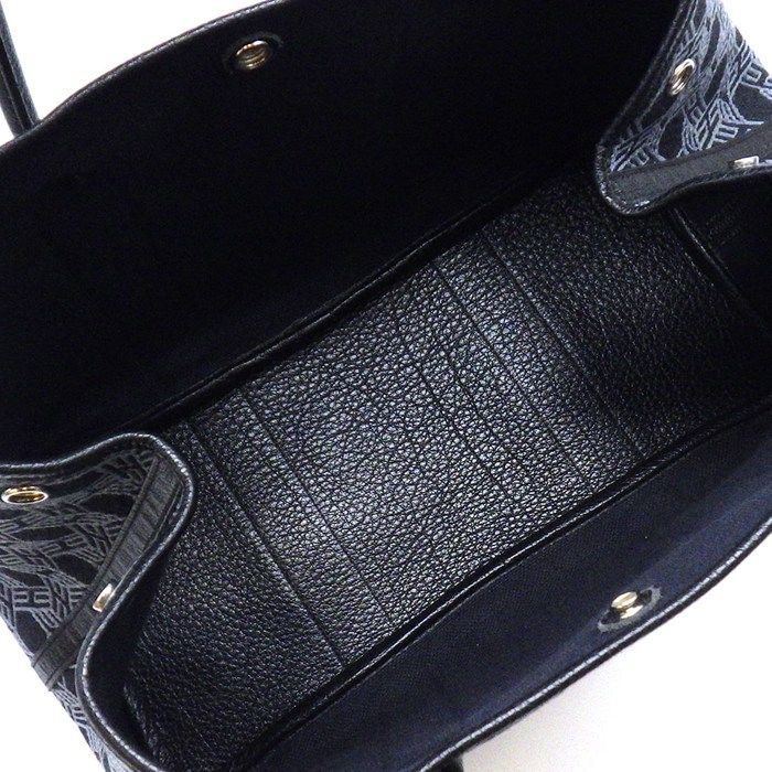 Hermes Tote Garden Party PM Navy Towarso Ash Buffalo Skipper — view 5