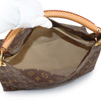 Louis Vuitton Monogram MM Shoulder Bag Brown Gold Artsy — view 6