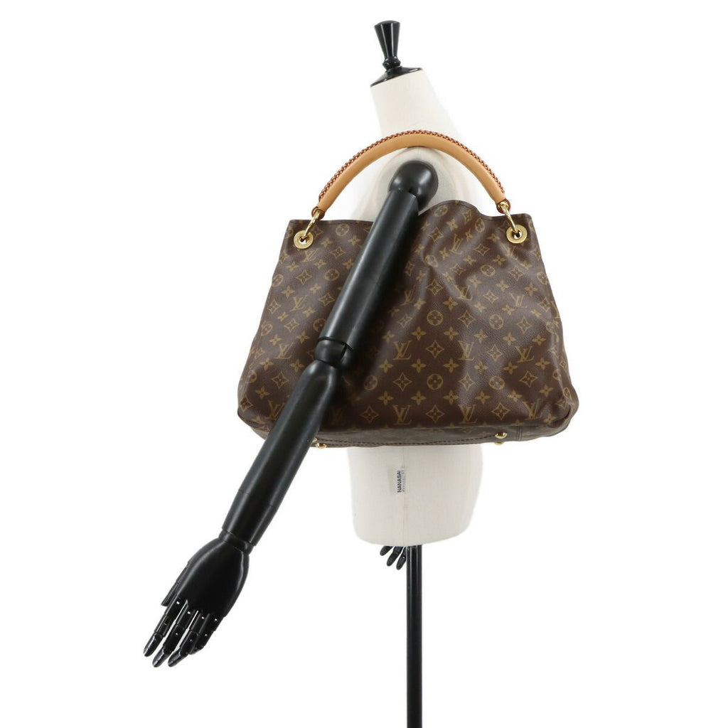 Louis Vuitton Monogram MM Shoulder Bag Brown Gold Artsy — view 9