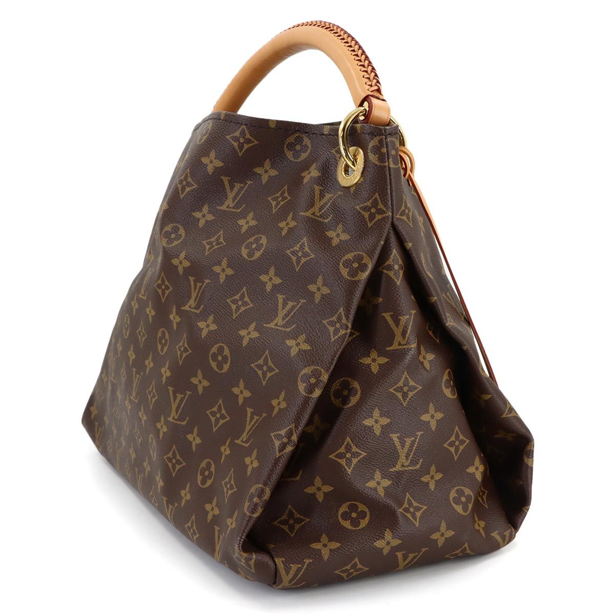 Louis Vuitton Monogram MM Shoulder Bag Brown Gold Artsy — view 3