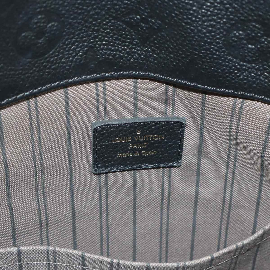 Louis Vuitton Monogram Empreinte A-z-mm Shoulder Bag Leather Noir Black — view 7
