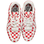 Louis Vuitton LV Trainer Damier Check Cles the Sneakers 7.5 White Red — view 5