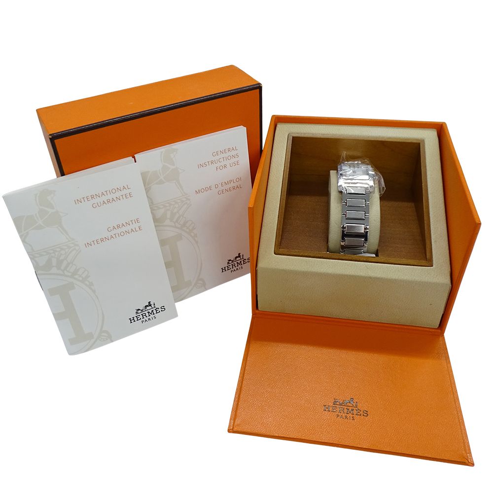 Hermes Watch Tandem Shell Quartz Stainless Steel Dial — view 8