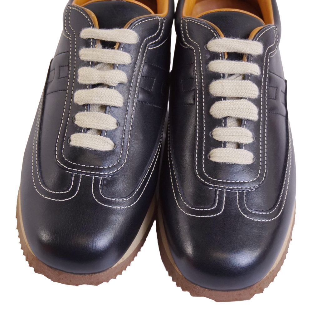 Hermes Sneakers Low Cut Logo Quick Leather — view 3