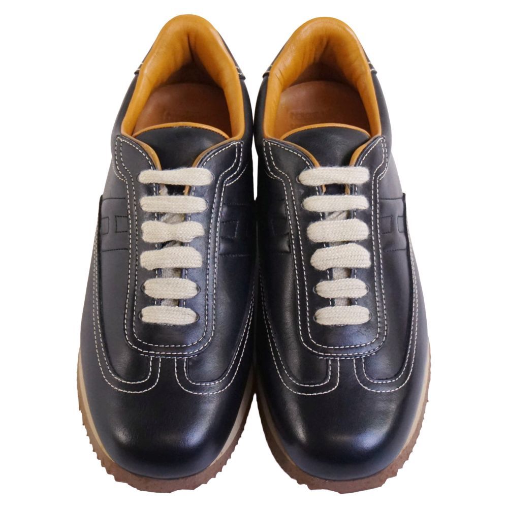 Hermes Sneakers Low Cut Logo Quick Leather — view 4