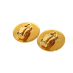 Hermes Gold Earrings — view 2