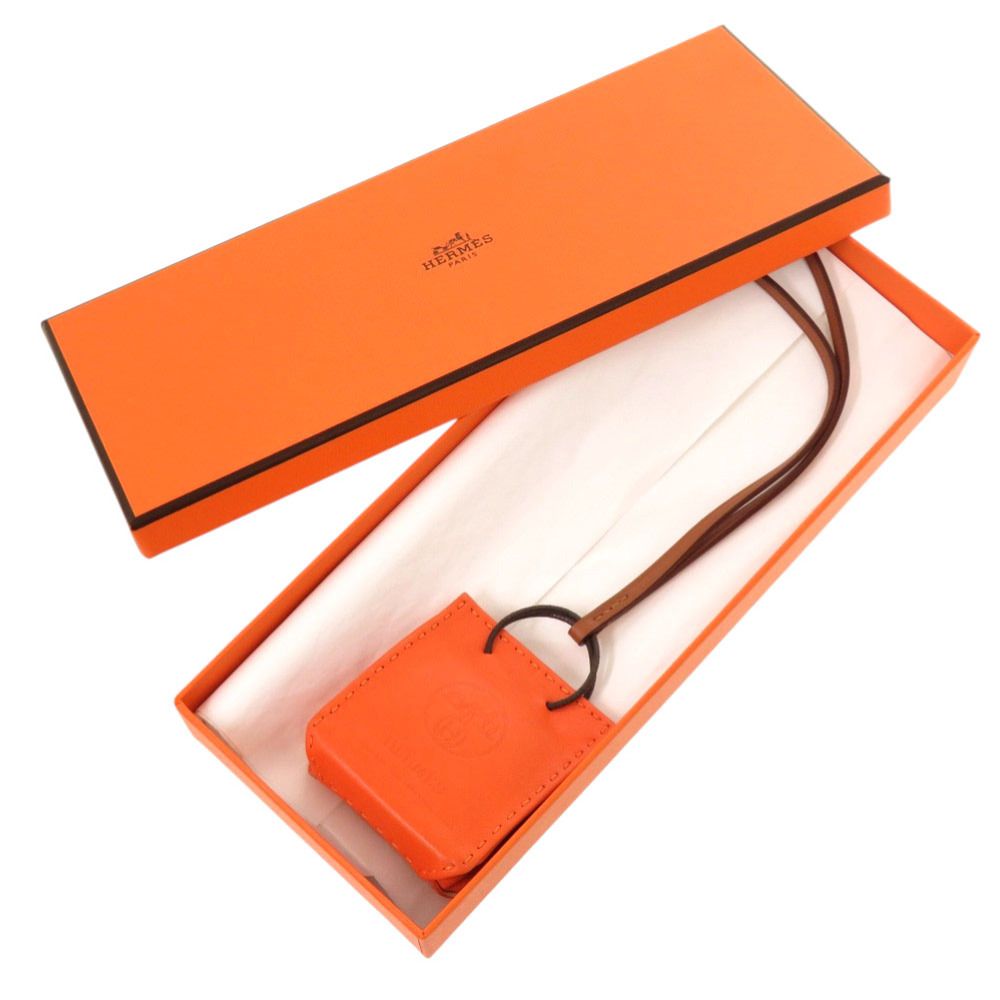 Hermes Sac Orange Any Milo Bag Charm — view 2