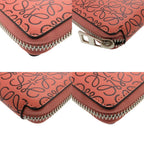 Loewe Anagram Leather Pink Bifold Wallet Black — view 3